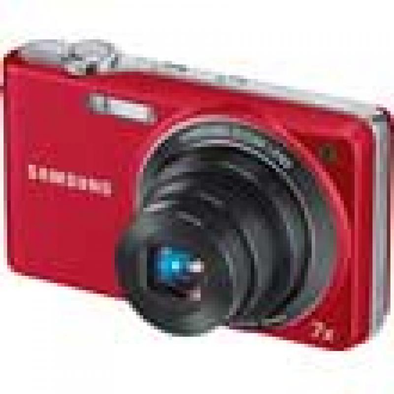 Samsung PL201 14MP 7x Zoom Digital Compact Camera - Red.